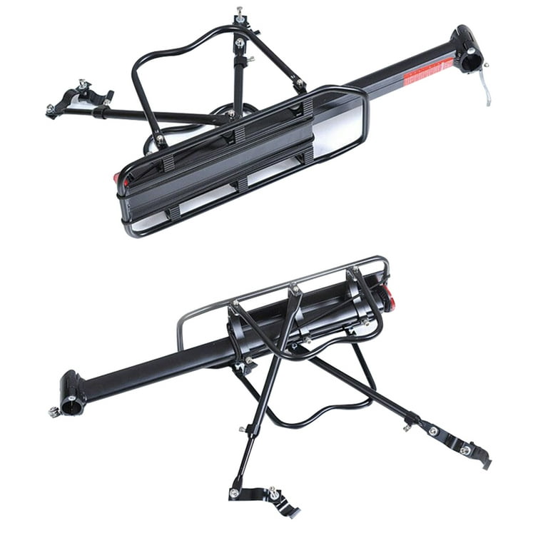 Bike Cargo Rack Rear Bike Rack Quick Release Bike Rack for Back of Bike Bike Luggage Cargo Rack Mountain Bike Rack Most Large Capacity Black Easy to