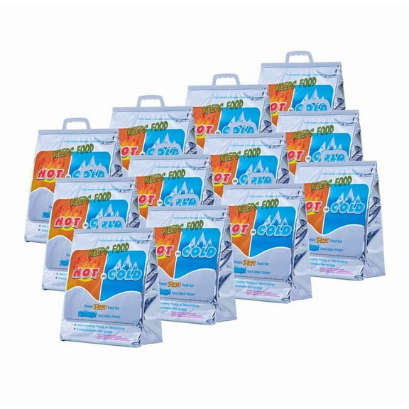 Superio Reusable Grocery Bags Insulated Cooler Bag Thermal Grocery Shopping Bag for Hot Cold Food Delivery Bags (12, 13x7x15)