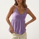 thumbnail image 2 of Tops deportivos,Camiseta sin mangas estampada para mujer, cuello redondo holgado, camisa informal de poliéster, para uso doméstico y diario, sopatenor, 2 of 9
