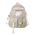 thumbnail image 3 of Mochila escolar jinwen Bolsa escolar grande para niños Blanco, 3 of 8