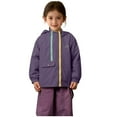 thumbnail image 2 of Conjunto de invierno de dos piezas para niños, traje impermeable y cortavientos para hombre y mujer, tres en uno, ropa deportiva de manga larga y chaqueta informal, blusa de poliéster para niños., 2 of 8