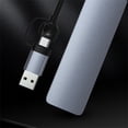 thumbnail image 3 of Langgg 5 in 1 USB Hub Dock Station Data Transferring Tool Connecting Accessory Multiple Ports Dual-plug Converter Tool Equipment, 3 of 9
