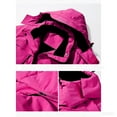 thumbnail image 7 of Fall Savings USSUMA Rain Jacket Women Women Outdoor Plush Heat Jacket USB Charging Heating Warm Mountaineering Clothes Long Sleeve Tops Weekly Deals Hot Pink M, 7 of 7