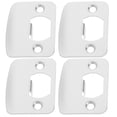 thumbnail image 3 of 4pcs D-strike Plate Door Strike Plate Deadbolt Strike Plate Stainless Latch Plate Metal Strike Plate Deadbolt Reinforcement Plate Guide Plate Stainless Strike Plate, 3 of 8