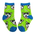 thumbnail image 1 of Happy Husky Dog Kids Socks (Ages 0-1) (1-2), 1 of 2