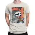 thumbnail image 2 of Ukiyo Block Print Sloth Ramen Art Men's Off-White T-shirt, 2 of 3