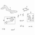 thumbnail image 2 of Rear Upper Adjustable Control Arm 52390-S9A-A11 for Honda CR-V Elements 2003-2011, 2 of 5