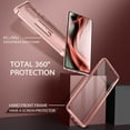 thumbnail image 4 of Dexnor for Samsung Galaxy Note 20 5G Case, [Built in Screen Protector and Kickstand] Heavy Duty Military Grade Protection Shockproof Protective Cover for Samsung Galaxy Note 20 Rose Gold, 4 of 6