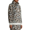 thumbnail image 2 of Secret Treasures Women's and Women's Plus Deluxe Touch Long Sleeve Half Zip Lounge Pajama Sweatshirt, 2 of 6