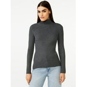 Free Assembly Women’s Diagonal Stitch Turtleneck Sweater