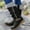 Black, variant on EGNMCR Winter Boots for Women Women Fashion Western Style Cowboy Riding Boots Casual Warm Knee Middle Tube Boots Shoes