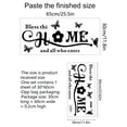 thumbnail image 3 of Birdeem English Slogan Home Wall Sticker Room Decoration Wall Sticker, 3 of 6