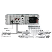 Single 1 Din Car Radio FM USB Bluetooth TF
