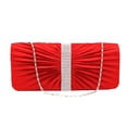 thumbnail image 2 of Bolso de elegante de de cristal plisado para novia para mujer, bolso de para fiesta de noche Soledad Bolso de mujer, 2 of 10