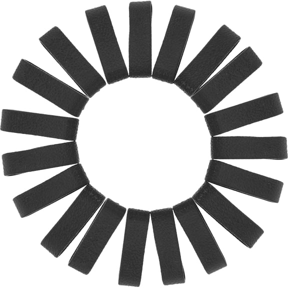 30 Pcs Belt Accessories Belt Keeper Backpack Loops for Belt Belt for Men Waist Belt Men's Belts Black