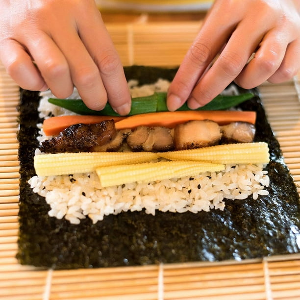 Sushi Faire Du Kit De Roulement De Bambou Ménage Diy Sushi Maker 12 Pièces  Cuisine Riz Rouleau De Riz Pour Enfants Débutants1 [384] - Cdiscount Maison
