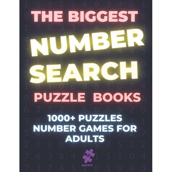 The Biggest Number Search Puzzle Books (Paperback)(Large Print)