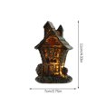thumbnail image 4 of Scienceny Lámpara iluminada de Halloween, portátil, alimentada por batería, elegante, decorativa, para oficina, dormitorio, Festival, casa embrujada, Automoción decorativa y accesorios Calabaza Scienceny VI017204-02B, 4 of 6