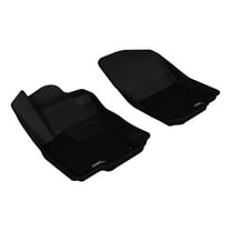 3D MAXpider Kagu Floor Mat (Black) Compatible with Mercedes-Benz GL-Class/GL 63 AMG (X166) 2013-2016 / ML-Class/ML63 AMG (W166) 2012-2015 - Front Row