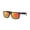 Matte Rubber Black Frame | Red Mirror Lens, variant on RB4165 JUSTIN COLOR MIX Square Shape Sunglasses Matte Rubber Black Frame | Blue Mirror Lens 51mm