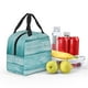 thumbnail image 5 of Easygdp Teal Turquoise Wood Bolsa Térmica Premium - Tela Oxford Impermeable, Gran Capacidad, Bolsillo Frontal, Unisex para Trabajo, Escuela, Actividades al Aire Libre y Picnics, 5 of 8