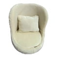 thumbnail image 3 of Mini sofá para posar, silla para fotos infantiles, silla pequeña, bonita, cómoda y decorativa para bebés. Beige Con almohada, 3 of 9