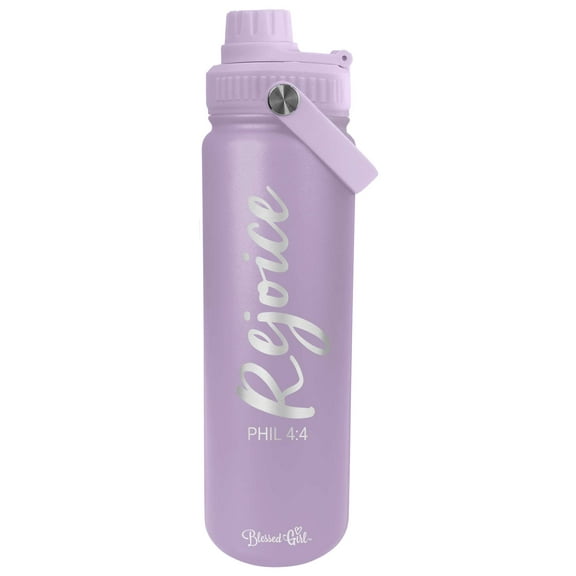 Blessed Girl 24 oz Stainless Steel Bottle Rejoice