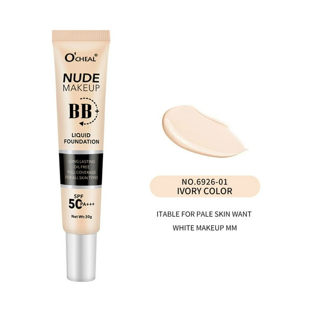 Xihbxyly Crema Aislante de La Piel, Fórmula Ligera y Natural, Corrector de Larga Duración, Ilumina El Tono de La Piel, Hidrata Sin Sensación de Tirantez, Ideal para Pieles Mixtas, Grasas y Secas, Maq