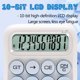 thumbnail image 3 of Interruptor mecánico Calculator Exlliy de 10 dígitos con pantalla LCD grande, 3 of 6
