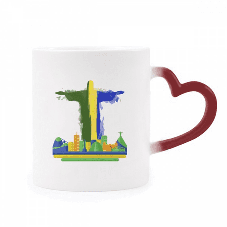 

Carnival Architecture Rio Heat Sensitive Mug Red Color Changing Stoneware Cup