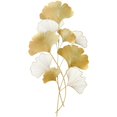 thumbnail image 2 of Planta Artificial de hoja dorada de plástico, hoja de palma, flores de orquídeas, planta decorativa de hoja de plata y oro Artificial, superventas, 2 of 4