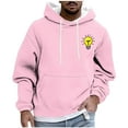 thumbnail image 2 of Men's Hoodies 4XL Big and Tall with Front Pocket Casual Fashion Printed Pullover Drawstring Long Sleeve Hooded Sweatshirts, 2 of 5