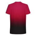 thumbnail image 4 of Camisas de Manga Larga para Hombres Imprimir Casual Cuello Redondo Blusa de Manga Corta, Camisas de Lino para Hombres, 4 of 8
