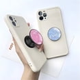 thumbnail image 3 of 3 Pack Cell Phone Grip Stand with Expandable Kickstand (Not for Popsockets) - Glitter Pink Green Blue, 3 of 6