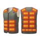 thumbnail image 1 of Ceisia Men's Solid Color Sleeveless Hooded Jacket Warm Casual Gift Outerwear for Layered Wear, 1 of 9