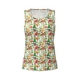 thumbnail image 4 of Haiem Mushrooms Gnomes Workout Tank Tops for Women, Athletic Sports Slim-Fit Tank Tops, Compression Sleeveless Dry Fit Shirts,Athletic Shirt-, 4 of 9