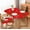 Christmas Pattern 2, variant on Round Fitted Brown Tablecloth with Elastic for 60 inch Tables No Slip Cloth Table Covers Washable Stretchy Table Cloths for Kitchen Dining Outdoor Party