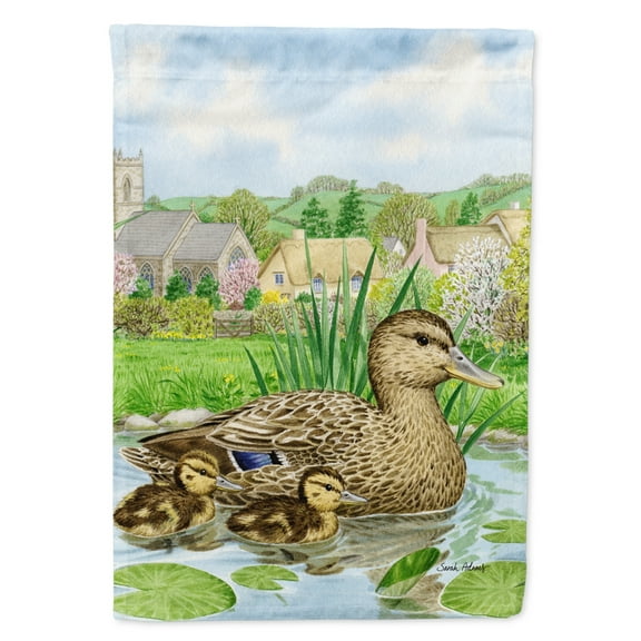 Mallard Duck Flag Canvas House Size