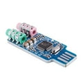 thumbnail image 4 of 2Pcs Free Driver USB Sound Card CM108 USB Sound Card Chip Blue, 4 of 8