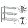 thumbnail image 2 of Veryke 3-Tier Kitchen Rack, Wire Shelving, Kitchen Shelving and Storage for Spice Rack Organizer Workstation, Silver, 2 of 5