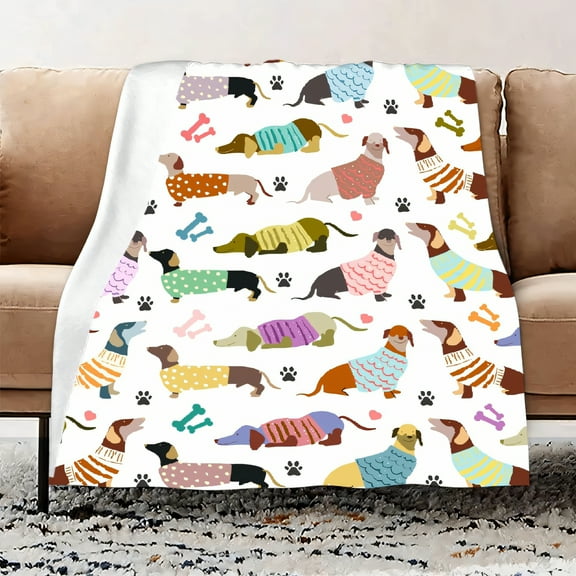 AUQ Throw Blanket,Cute and Cozy Bed Blanket,Practical and Decorative Design in One Throw Blankets,Style1,70*100cm