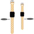 thumbnail image 2 of Compatible Con Apple Watch Amarillo 38/40/41/42/44/45 Mm Para Mujeres Y Hombres, Silicona Suave, Regalos A Cuadros, Decoraciones A Cuadros, Pulsera De Repuesto Para Iwatch Series 9, 8, 7, 6, 5, 4, 3,, 2 of 4