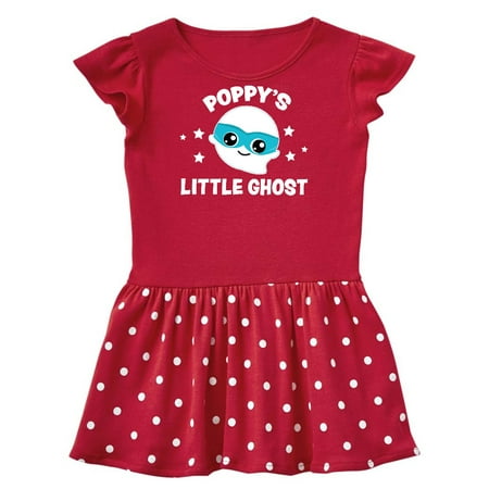 

Inktastic Cute Poppy s Little Ghost with Stars Gift Toddler Girl Dress