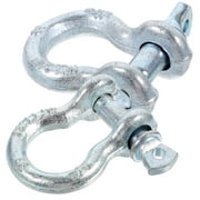 2 Pcs American U-shaped Buckle Chain Clasp Bow Shackle Tow Hooks up Metal
