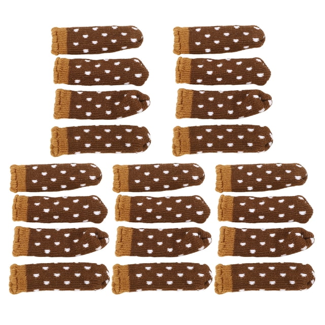 20 Pcs Coussin de Protection pour Pieds de Meubles Tapis de Protection Silencieux pour Pieds de Chaise Table Jacquard Type 2