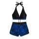 thumbnail image 1 of Traje de baño con falda y chaleco con estampado de puntos redondos para mujer OAVQHLG3B Store  lin121212, 1 of 4