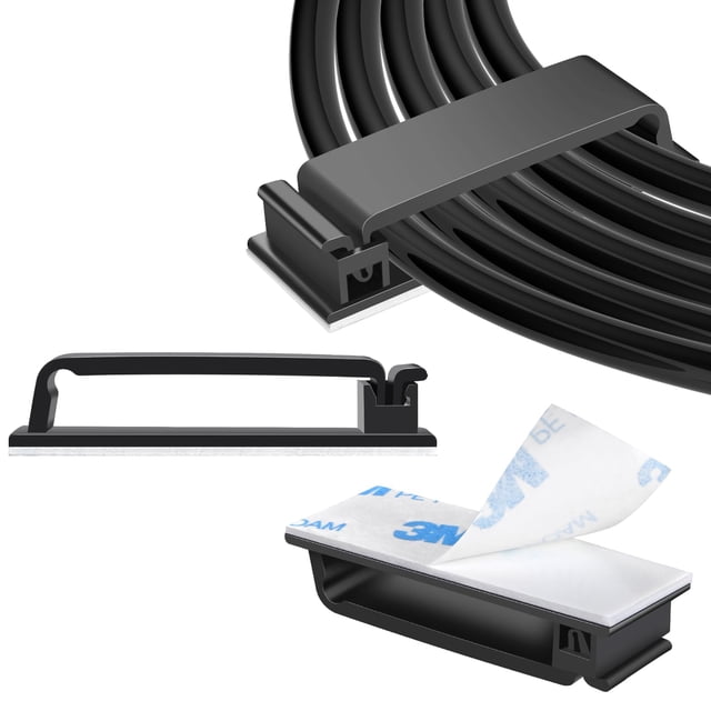 Sistema de gestión de cables autoadhesivo Cable Clips XHF (100 unidades)