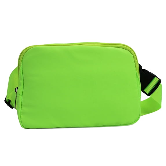 Fanny Pack Pouch Purse Adjustable Strap Waist Bag for Outdoor Hiking Walking Bright Green
