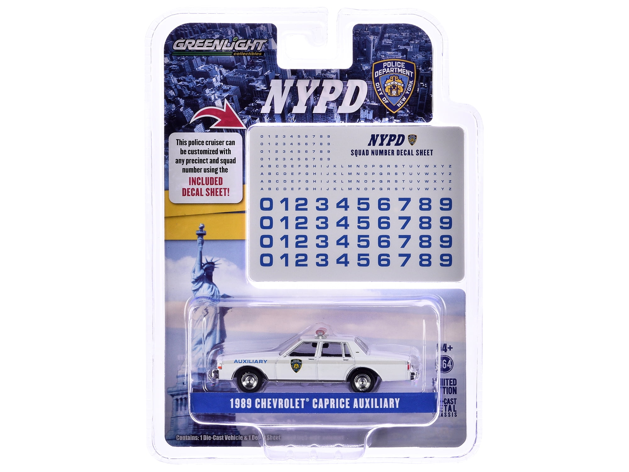 GLグリーンライト/'84 Chevyシボレー CUCV NYPD 1/18 New York City Police Department 1984 Chevy CUCV M1008and