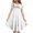 C130 White, variant on Gbsyewxs Girls Dress Crew Neck Flutter Sleeve Letter Print Casual Midi Summer Toddler Girls Dress Green Size 6-7 Years